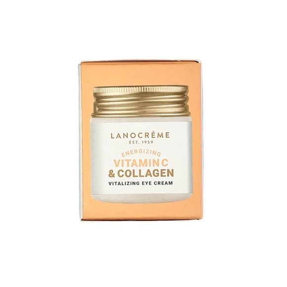 LANOCRÈME Energizing Vitamin C & Collagen Vitalizing Daily Eye Cream 1 oz Travel - Picture 4 of 12